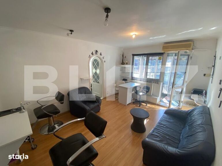 Apartament pretabil spatiu comercial, parter, intrare din strada,...