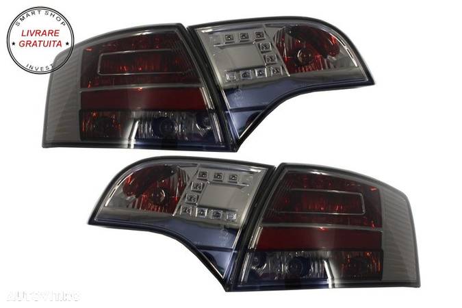 Stopuri LED Audi A4 B7 Avant (2004-2008) Negru- livrare gratuita - 1