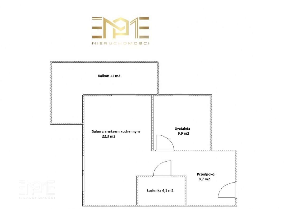 Nowe  dwupokojowe mieszkanie - Czechów / Centrum-1