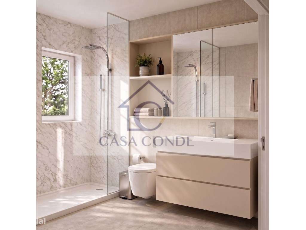 MORADIA GEMINADA T4 DUPLEX COM PISCINA | EXCELENTES ÁREAS E ACABAME...-18