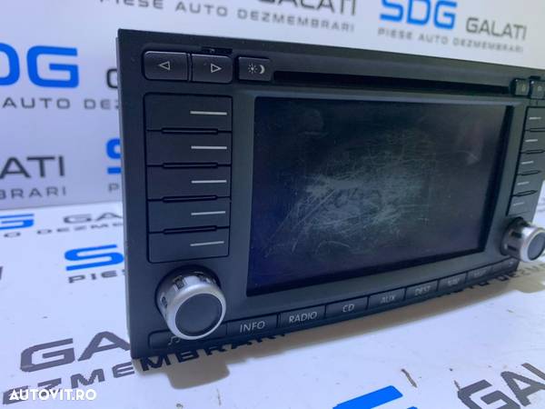 Radio CD DVD Player cu Navigatie Volkswagen Touareg 2002 - 2010 Cod 7L6035177E - 4