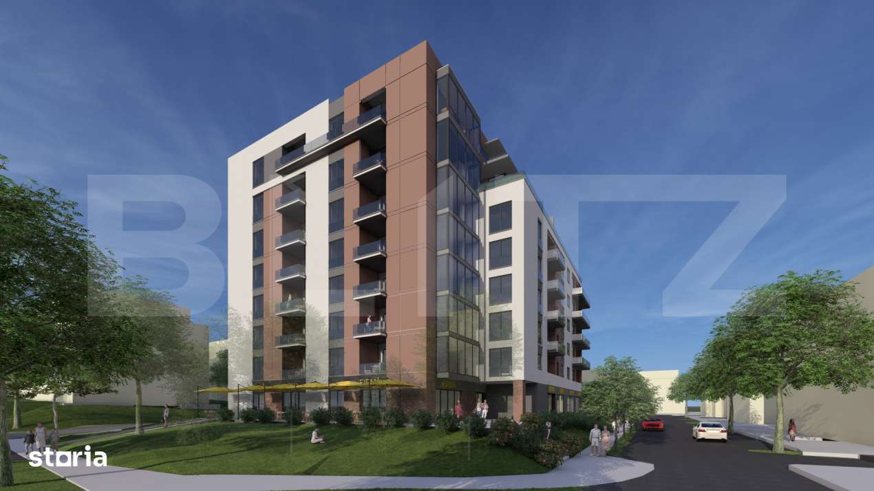 Apartament cu 2 camere, 57 mp, bloc nou - zona Andrei Muresanu - Imagine principală: 4/7