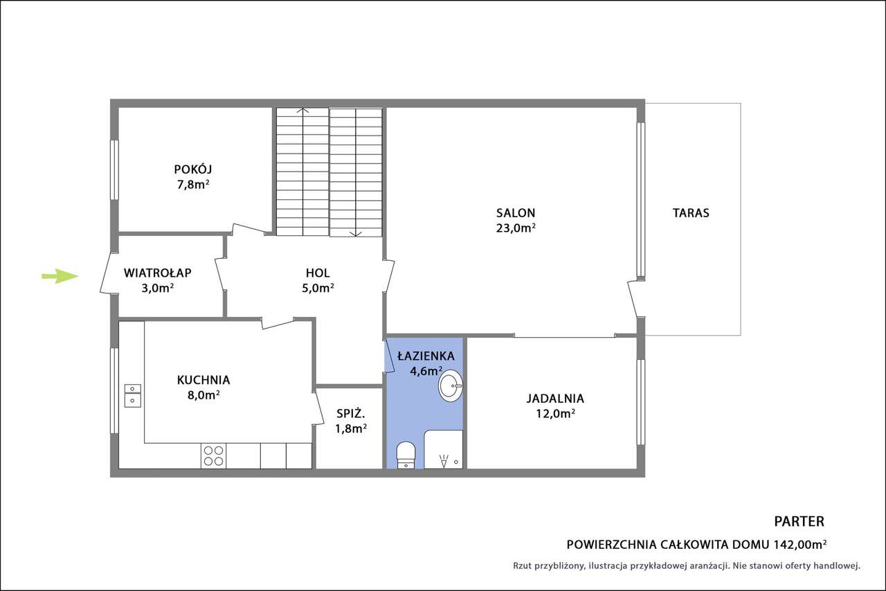 Dom 6 pokoi w centrum miasta-11