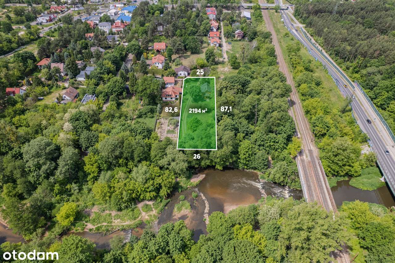 Działka budowlana nad rzeką Świder | 2194 m2-2