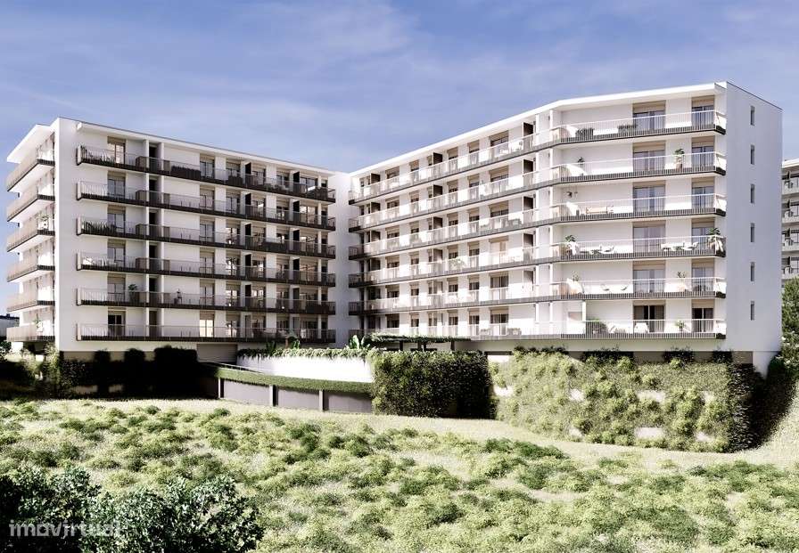 T1 Novo com Varanda (6m2) e 2 lugares de garagem em Canidelo-15