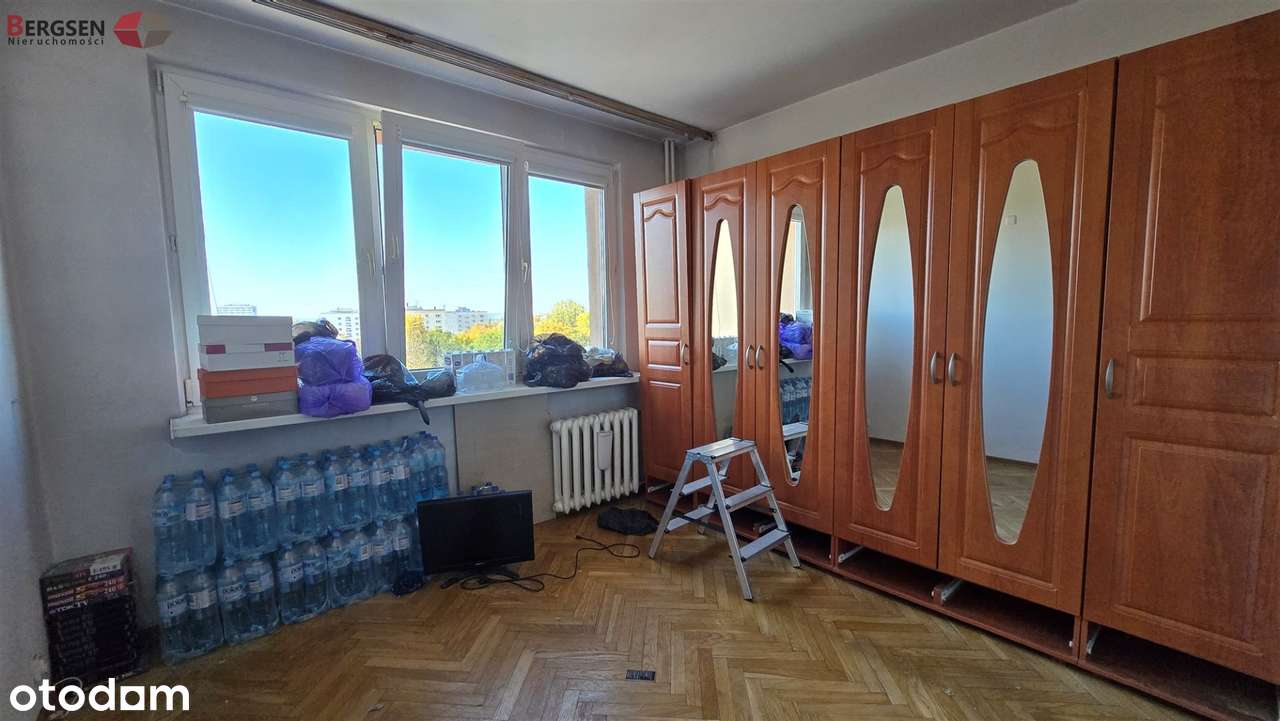 Słoneczne, rozkładowe, loggia, panorama miasta!-5