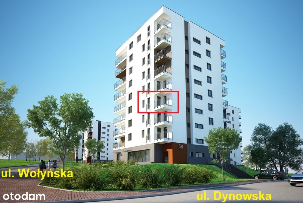 Projektant, Dynowska, 35m2, 2 pokoje, deweloperski