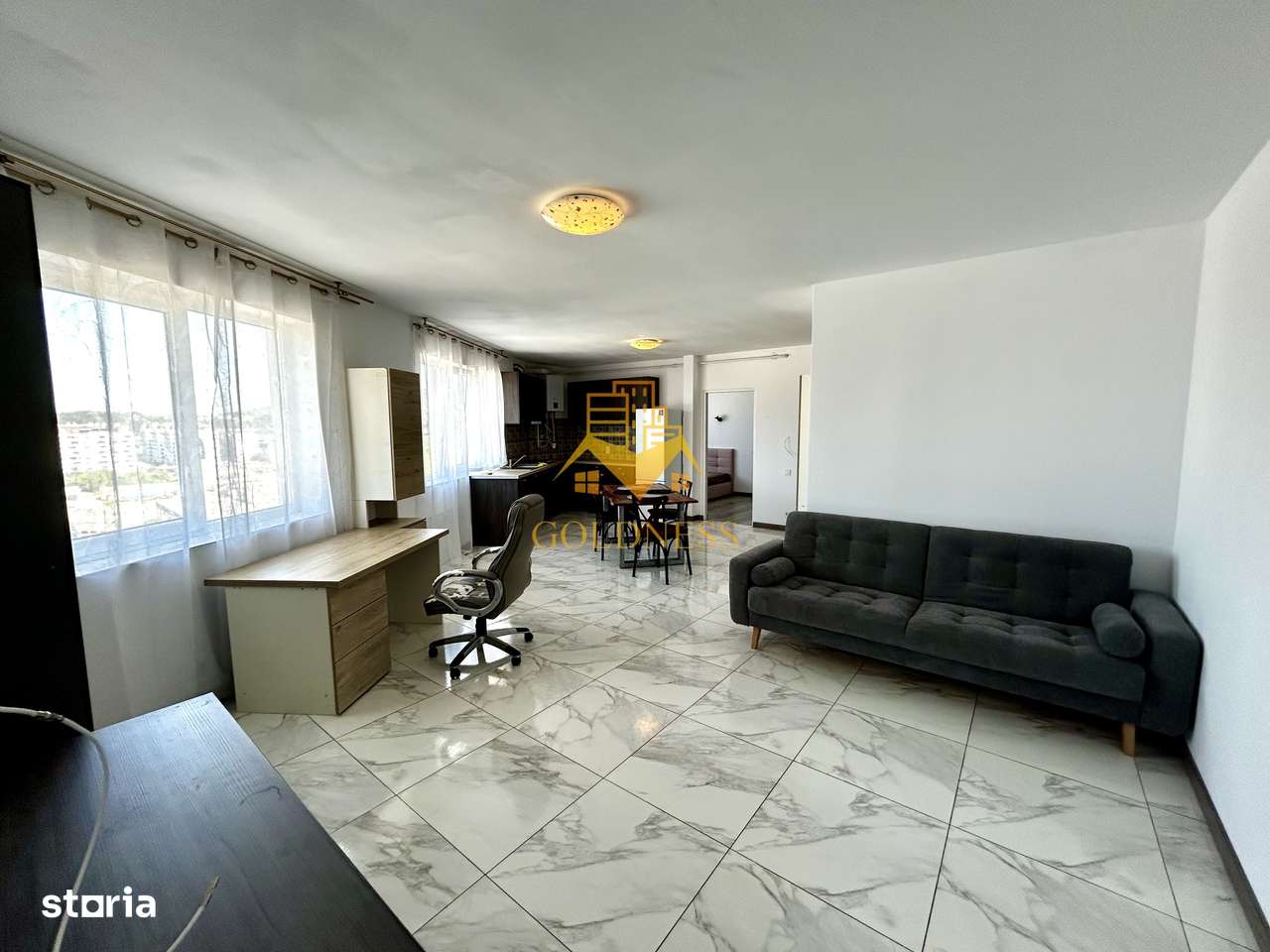 3 camere open space, Modern, Parcare, Pet Friendly,Zona Vivo, Floresti - Imagine principală: 4/11