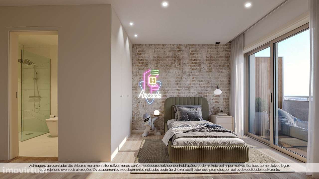 Apartamento T1 novo c/luar garagem no Porto (Antas)-19