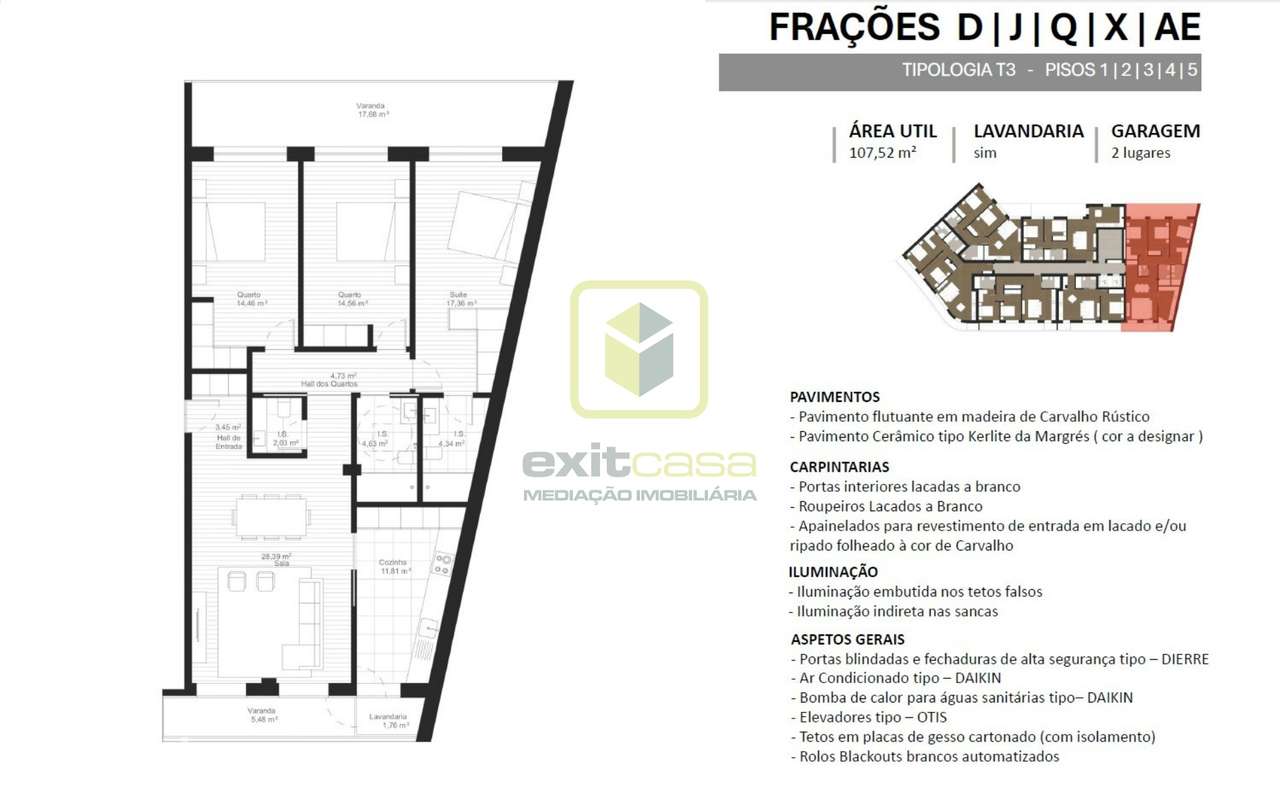 Apartamento T3 - Grande imagem: 5/12