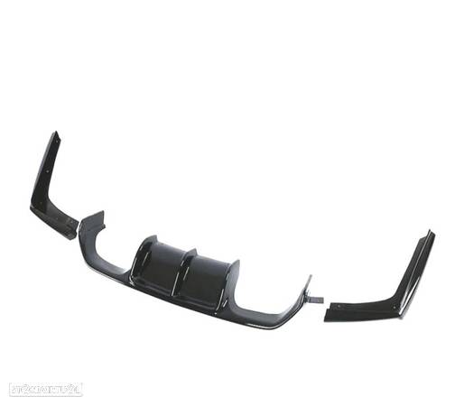 DIFUSOR PARA BMW M3 F80 M4 F82 F83 14- PRETO BRILHANTE - 3