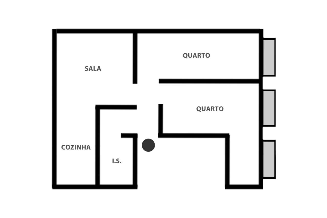 Apartamento T2  - Santos - Charme - Renovado-26
