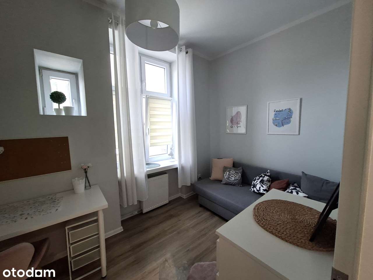 Polesie/Centrum. Mieszkanie w oficynie kamienicy podzielone na 6pokoi-7