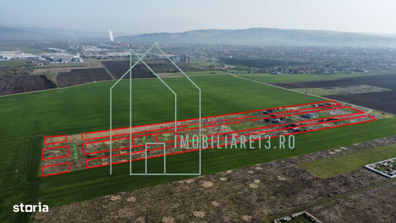 Teren intravilan de casa, zona Kaufland, 600mp Sebes, Alba - Imagine principală: 2/4