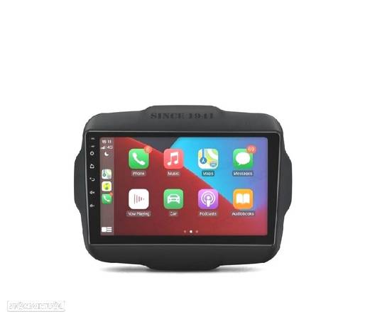 AUTO RÁDIO GPS ANDROID 12 PARA JEEP RENEGADE 15-20 - 9