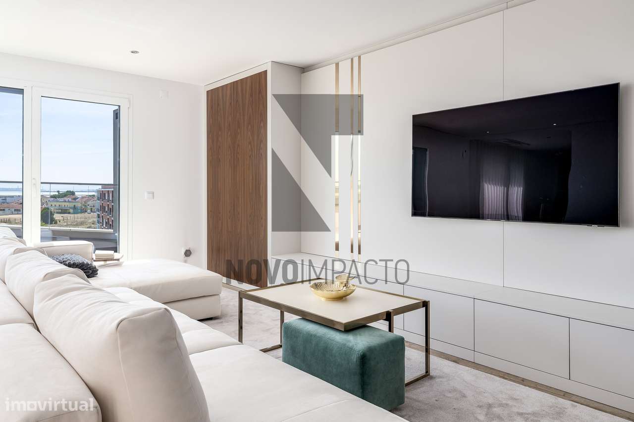 T4 Duplex de Luxo Mobilado, com 2 Terraços e Box para 2 Carros | Mo...-23