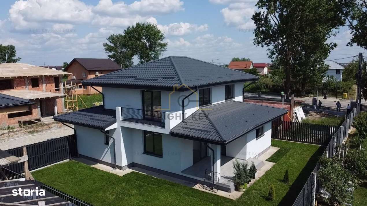 Casa moderna P+1, utilitati, asfalt, 400mp curte, finisaje PREMIUM! Co - Imagine principală: 4/19