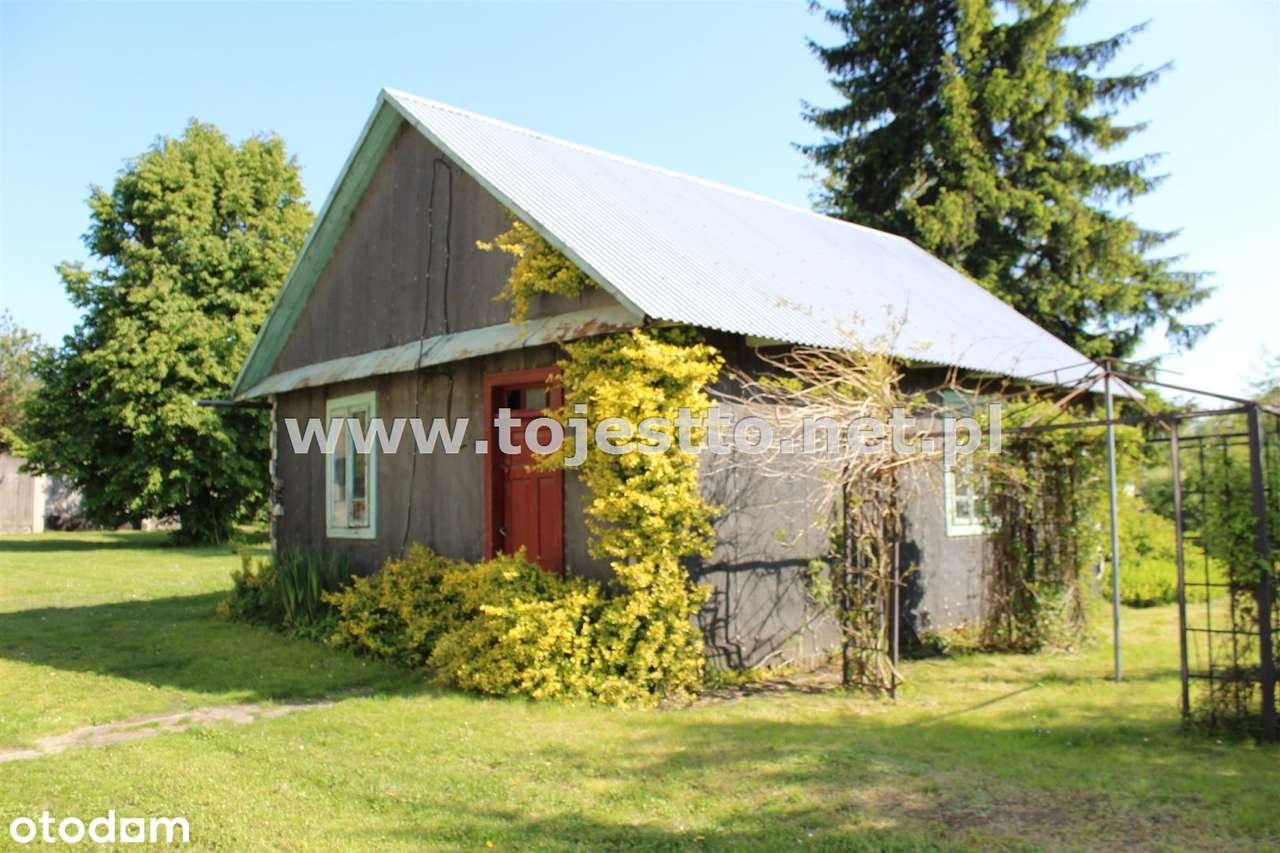 GRÓDEK, działka zabudowana 1700m2, dom + budynki - Pełny obrazek: 5/14