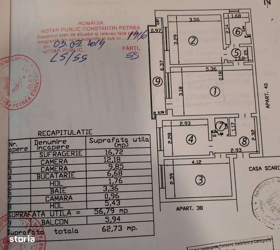 Apartament cu 3 camere Ultracentral