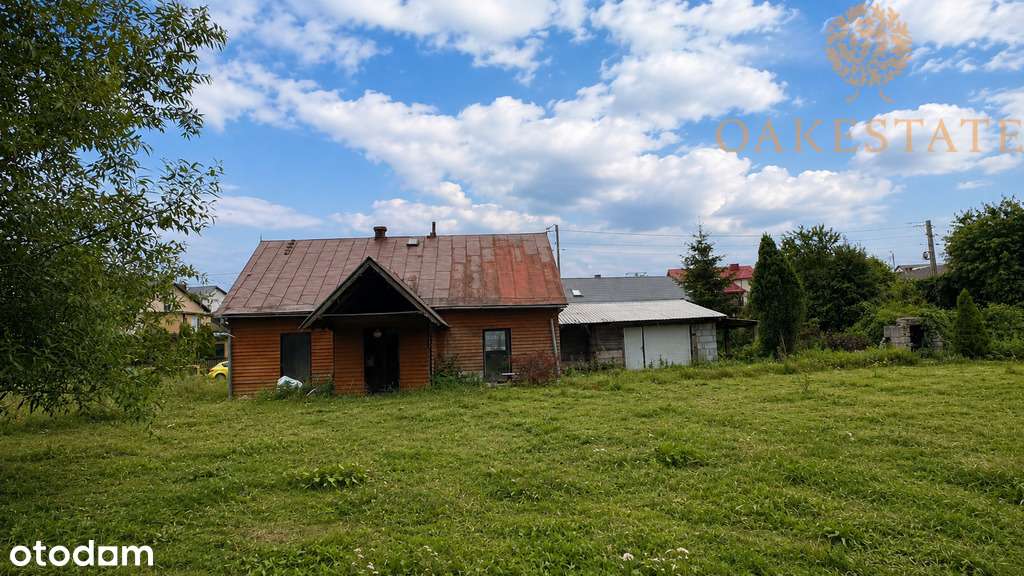 dom do remontu działka 2000 m2 media droga asfalt