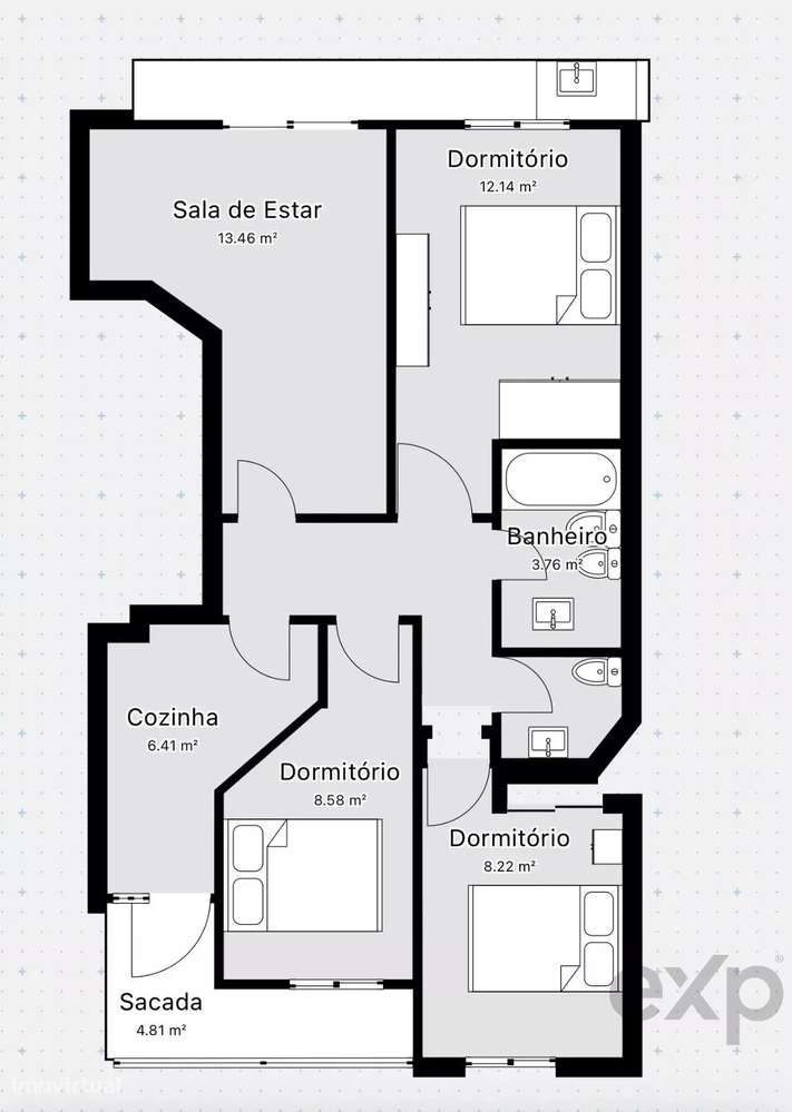Apartamento a 300m da praia-Quarteira-13