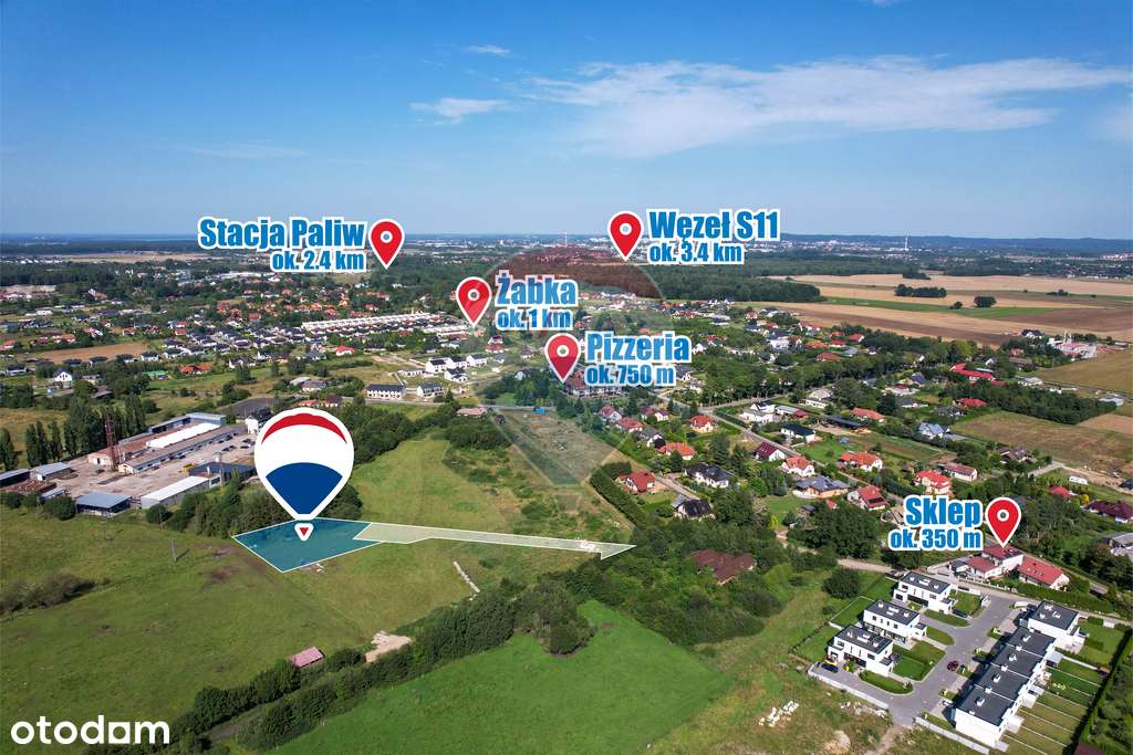 Działka rolno-budowlana z WZ – Nowe Bielice - Pełny obrazek: 5/11