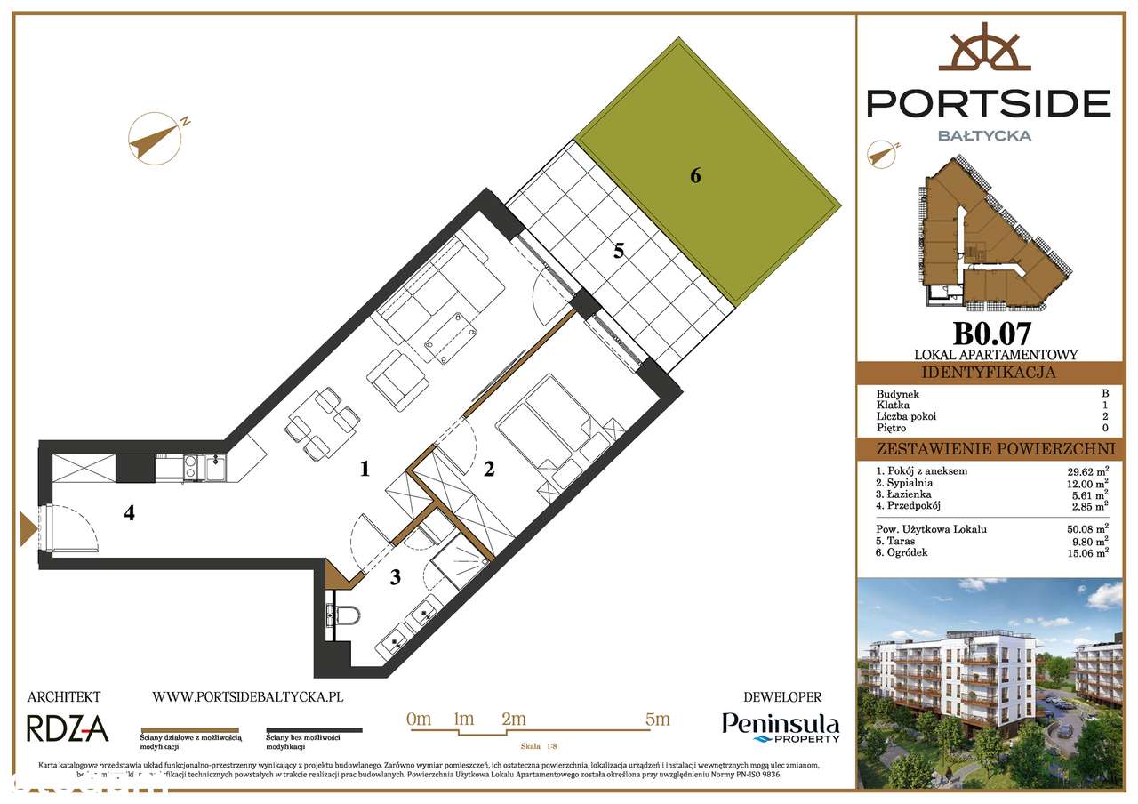 Portside Bałtycka - B0.07 - Pełny obrazek: 2/7
