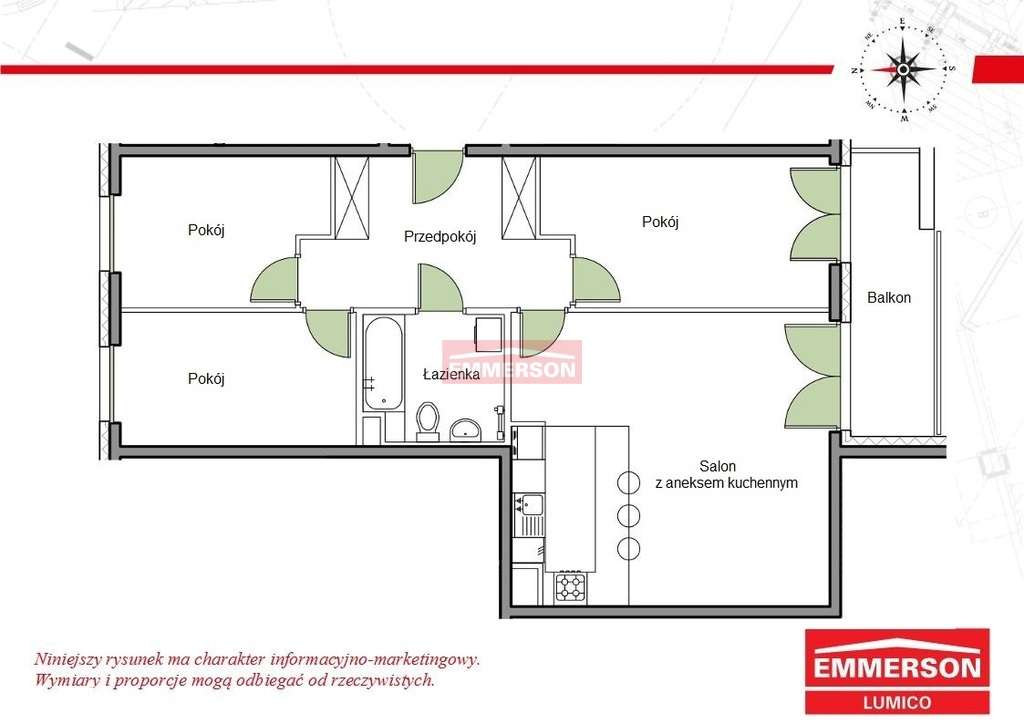 4-pokojowe oddane do użytkowania - Pełny obrazek: 4/9