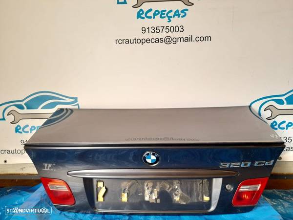 PORTA TAMPA MALA BMW SERIE 3 E46 COUPÉ FECHO PUXADOR AILERON SPOILER LIP FAROLIM FAROLINS - 3