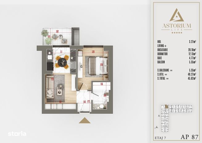 Titan Pallady 2 Camere studio Astorium exclusiv blocul A predare 2025-4