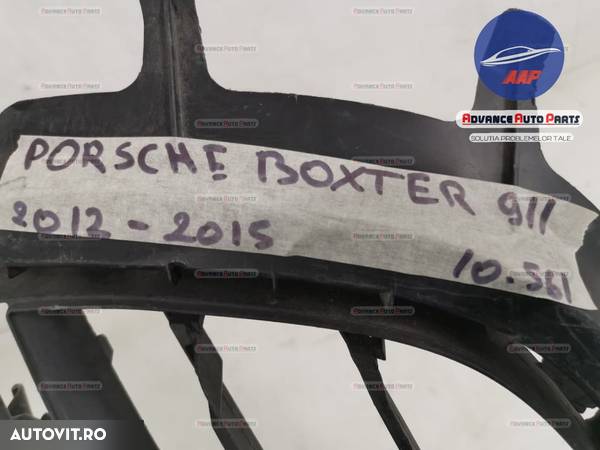 Grila Proiector Stanga Porsche Boxter 981 2012 la 2015 original - 4