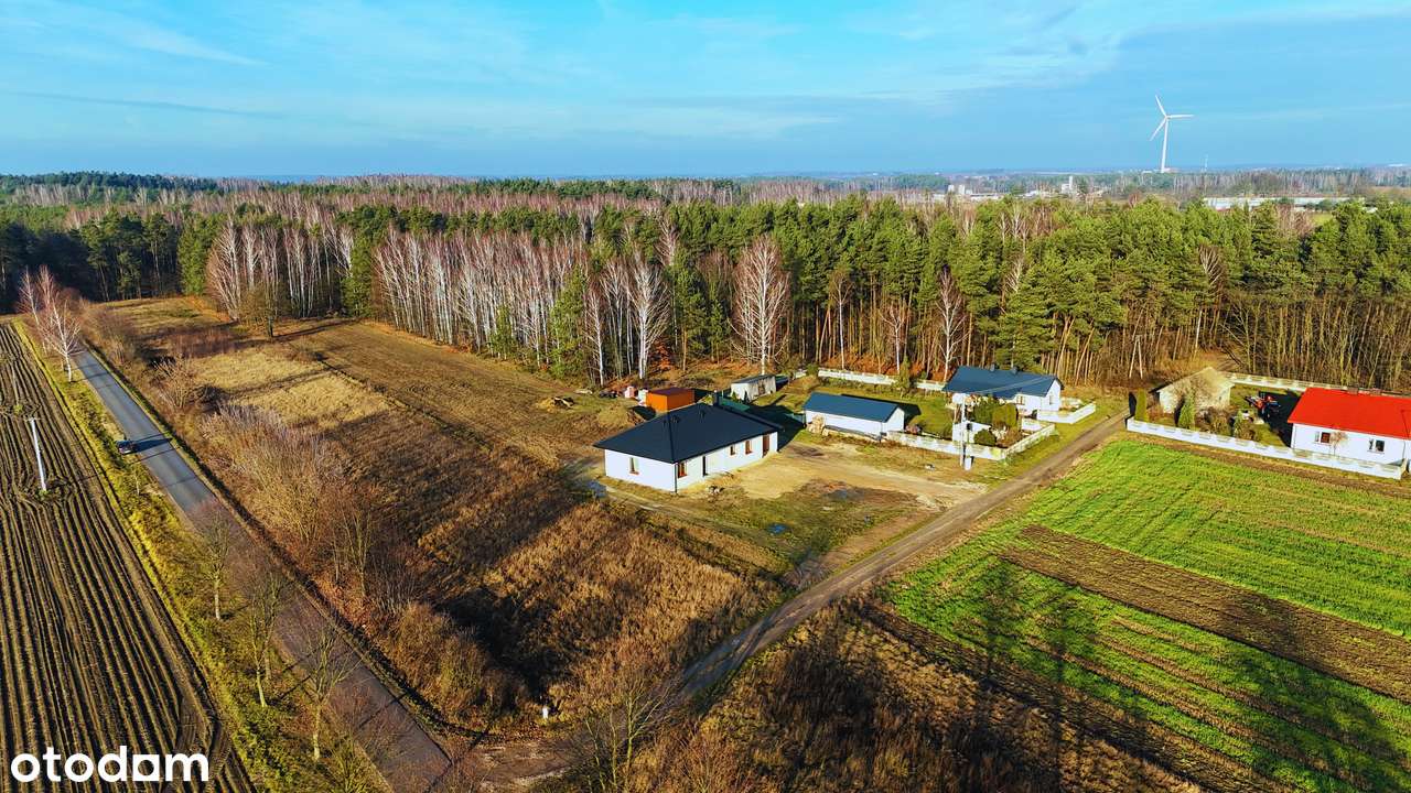 Działki budowlane przy lesie 1343 m2 | media | przy drodze asfaltowej-4