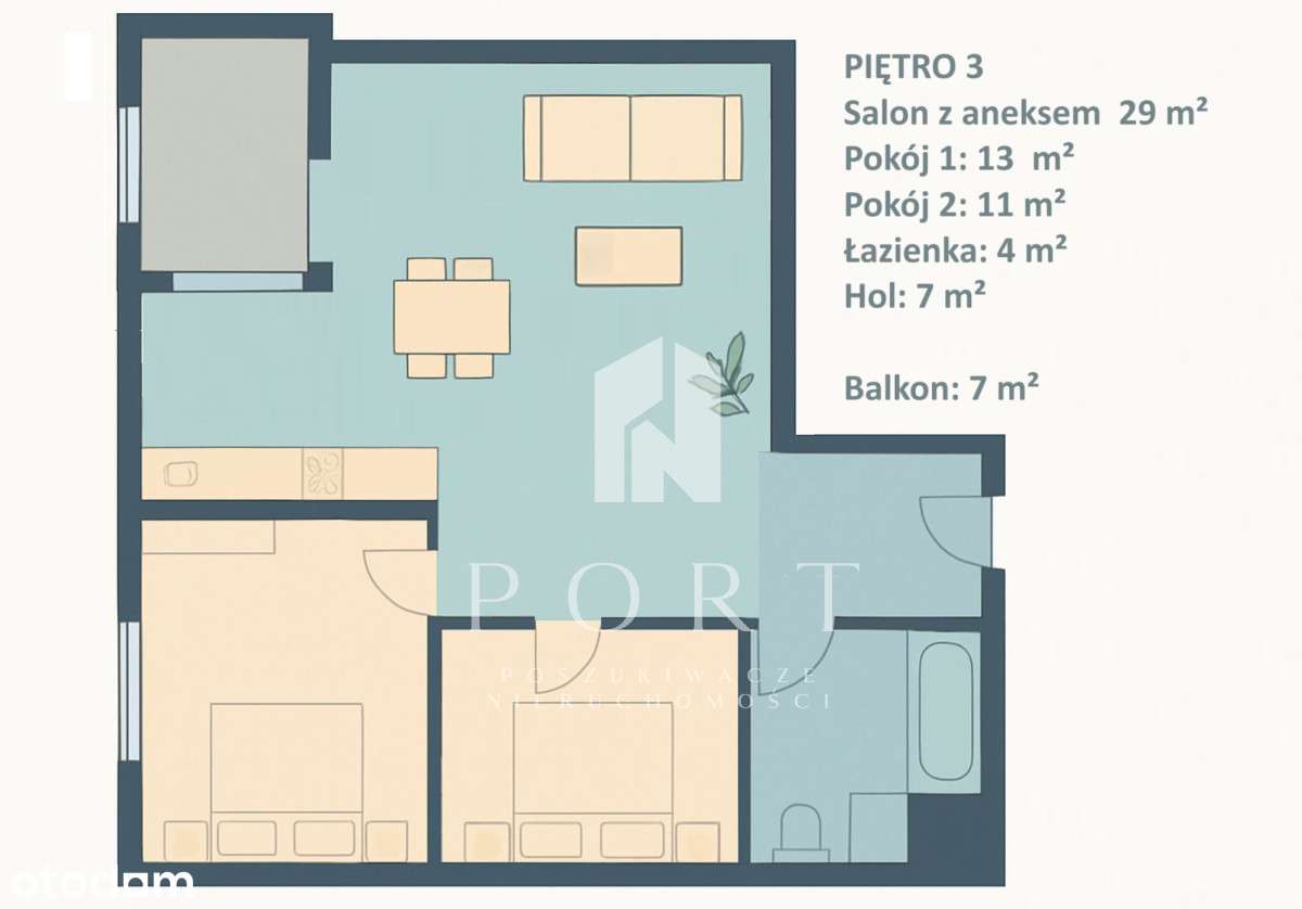 Rodzinne mieszkanie z balkonem - Pełny obrazek: 5/5