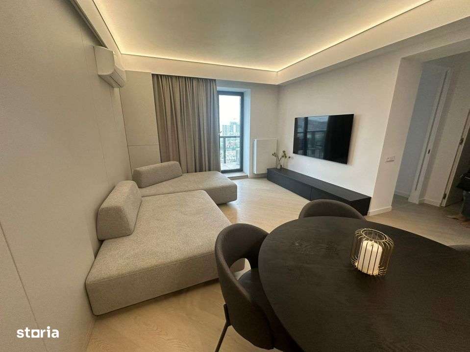 2 Camere Cortina North Aviatiei Pipera Terasa Parcare Design Premium - Imagine principală: 3/19