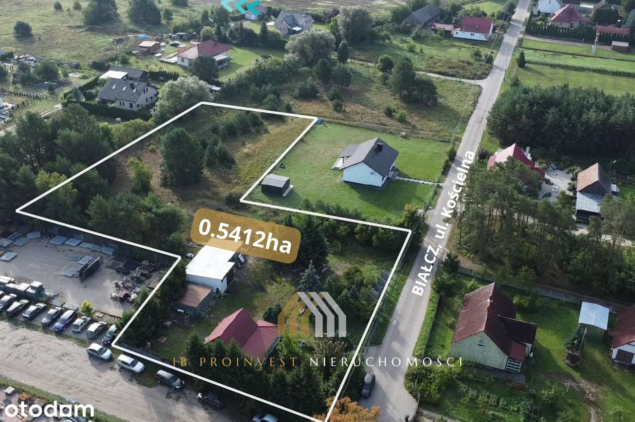 DOM DO REMONTU + DZIAŁKA 0,54ha  z DWZ (5 BUDYNKÓW JEDNORODZINNYCH)-5