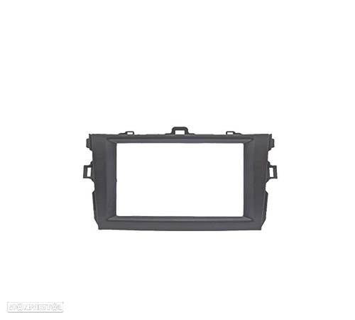 MOLDURA ADAPTADOR PRETO PARA RADIO 2-DIN PARA TOYOTA COROLLA 07-13 - 5