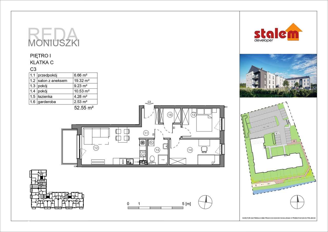 3-Pokojowe mieszkanie z balkonem blisko lasu I Bez prowizji - Pełny obrazek: 3/8