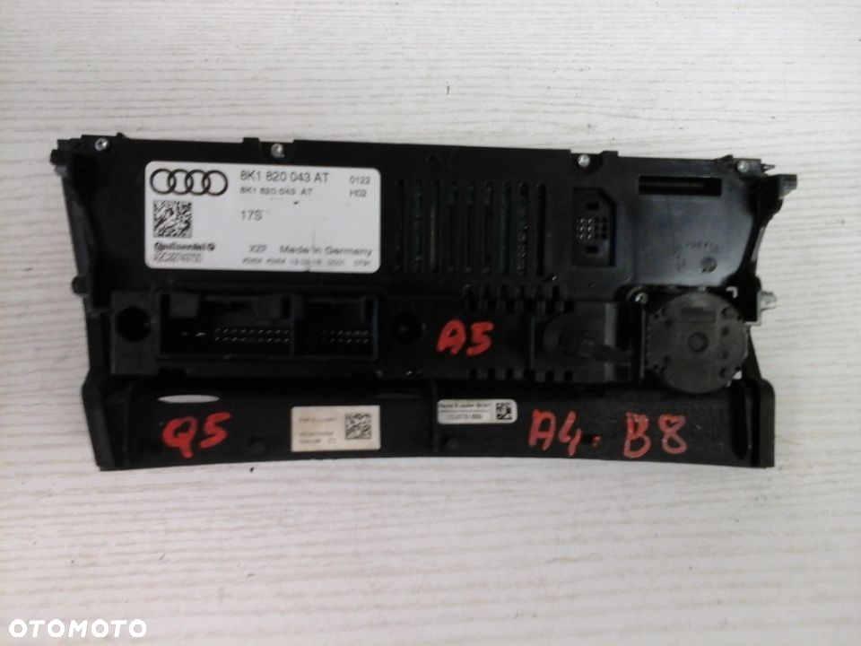 PANEL KLIMATYZYACJI AUDI A4 A5 Q5 LIFT 8K1820043AT - 4