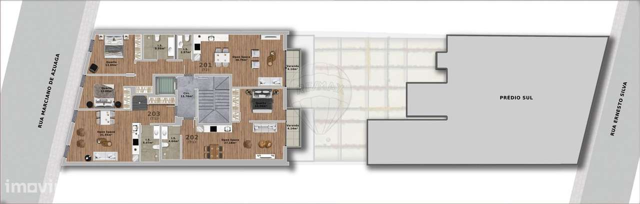 Apartamento T0 para venda - Grande imagem: 5/8