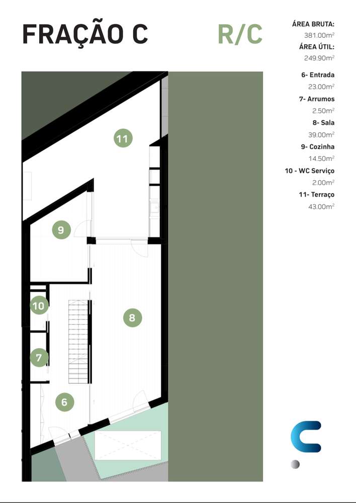 Moradia T4 com piscina e jardim em Canidelo-58