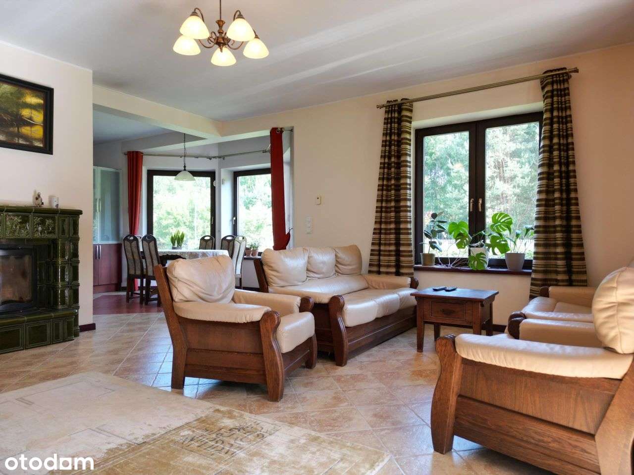 Piękny dom 234 m2, dużą 3 ha działką, gmina Brok.-8