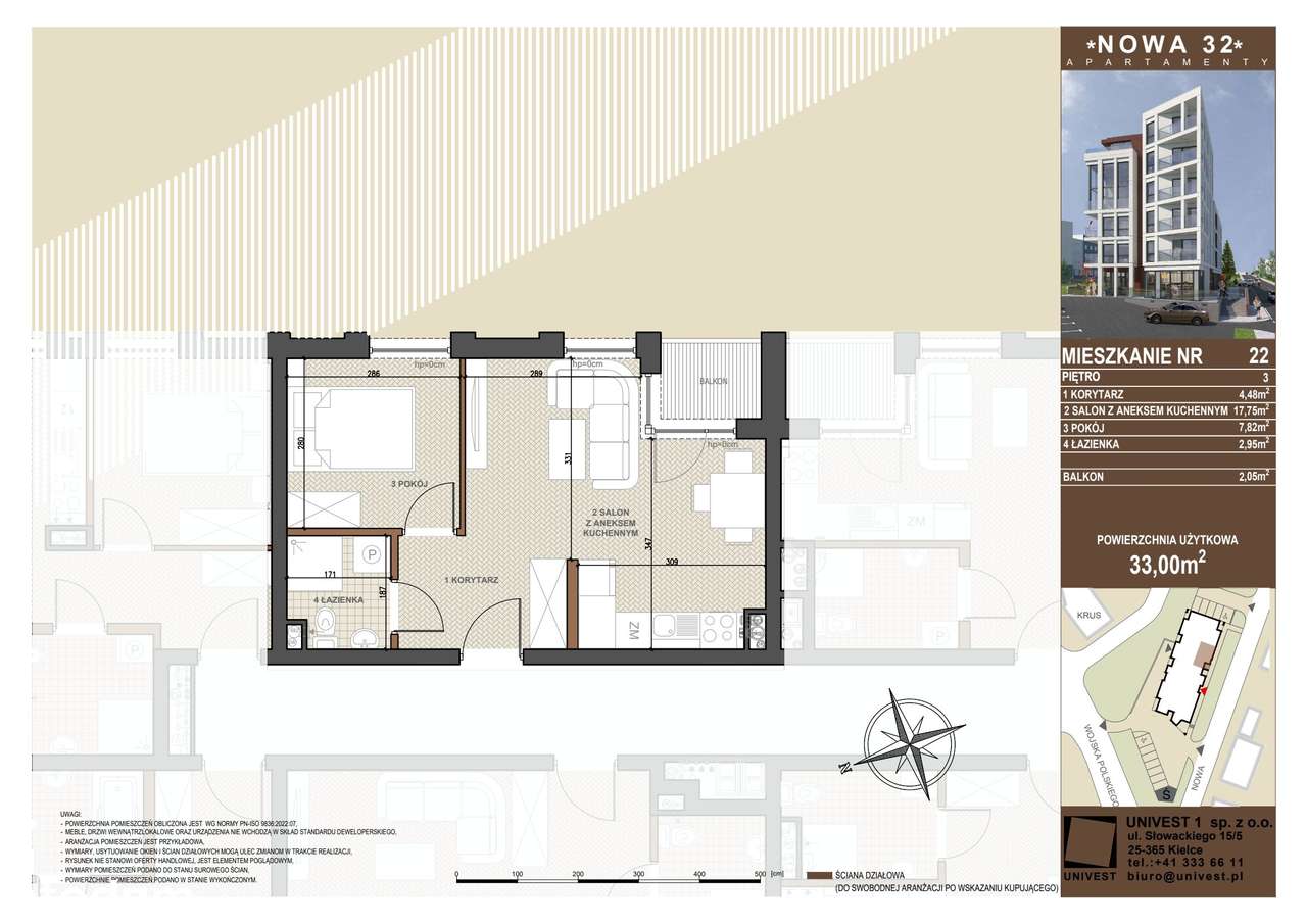 Nowa 32 | mieszkanie 2-pok. | 22 - Pełny obrazek: 2/9