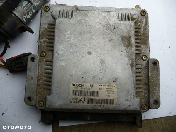 PEUGEOT 406 2.0 HDI ZESTAW KOMPUTER STEROWNIK 0281010363 - 1