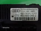 PANEL STEROWANIA NAWIEWU AUDI A4 B6 8E0820043J NR80 - 6