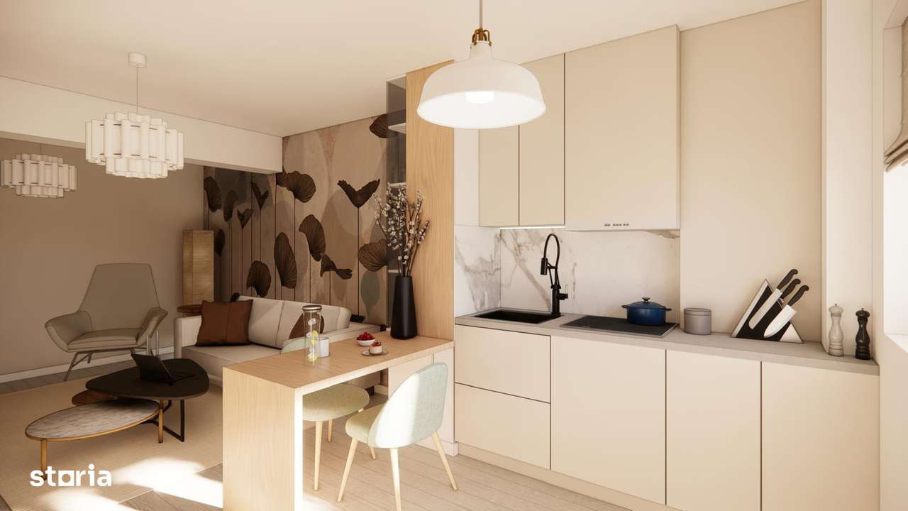 Metrou Berceni 5 min - 2 camere Acte Gata , proiect amenajare premium-9