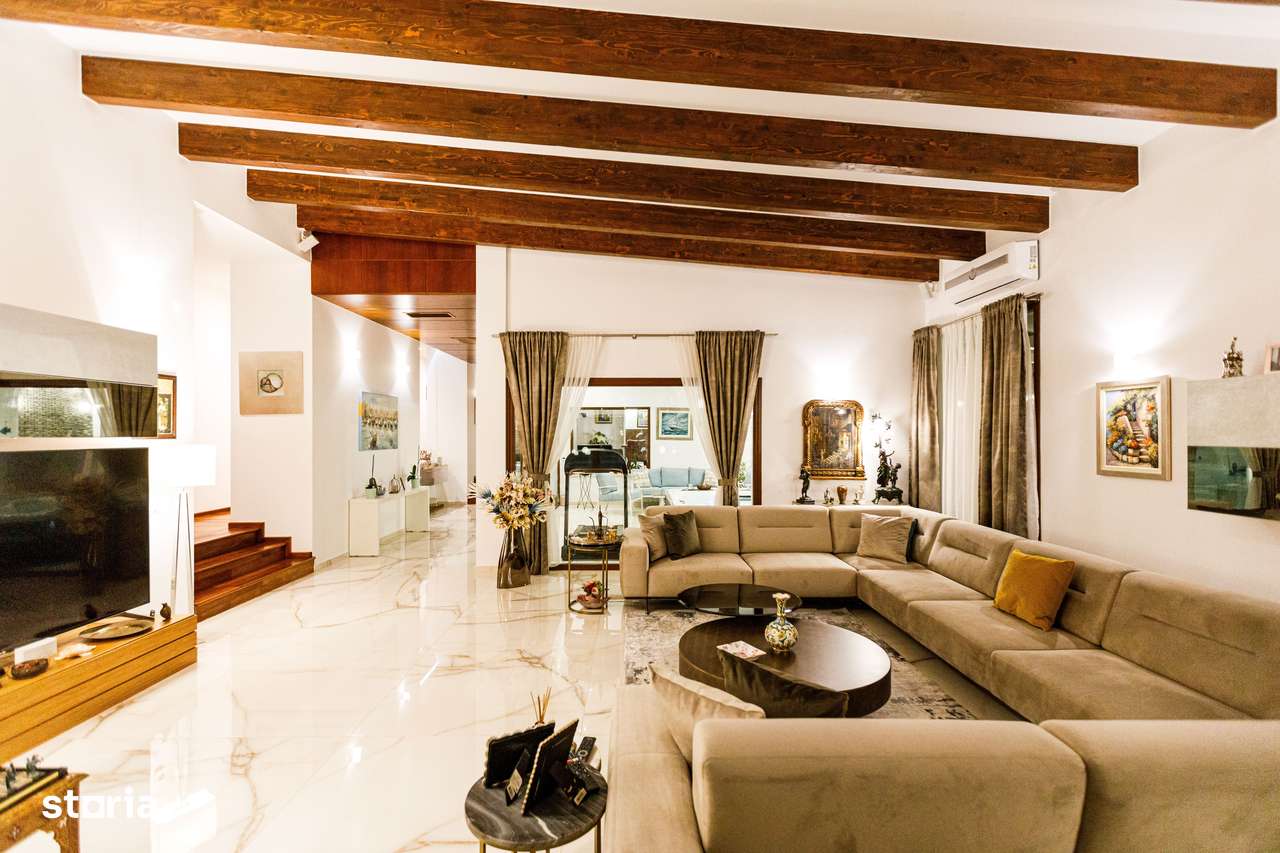 Arhitectura Distinsa: Casa Moderna Plan Parter si Piscina Privata - Imagine principală: 5/20