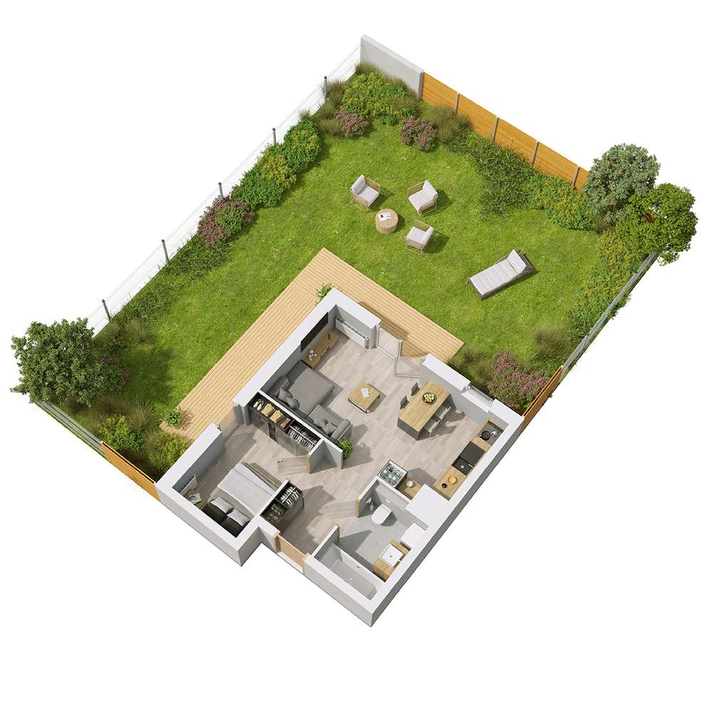 Osiedle Linea | mieszkanie 2-pok. | B_L​G_2_3 - Pełny obrazek: 3/5