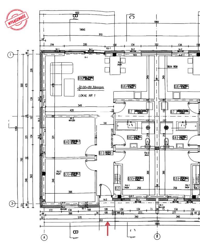 Nowoczesny parterowy dom pompa ciepła rekuperacja Dąbrowa-18