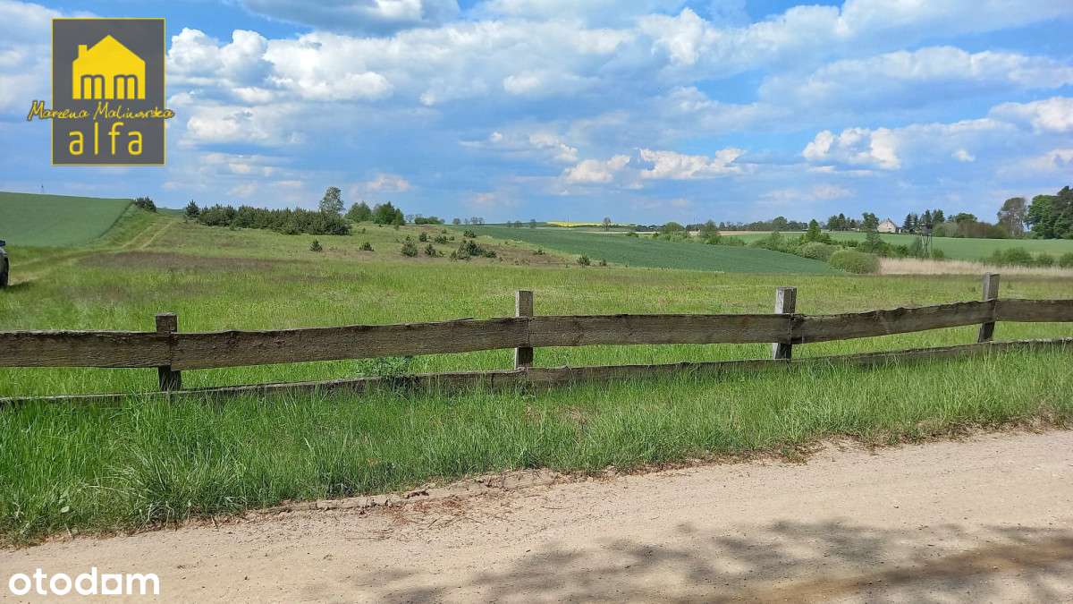 Osetno-Działka niedaleko jeziora-Piękny widok !!! - Pełny obrazek: 4/9