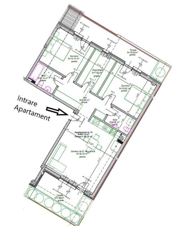 Apartament nou cu 3 camere in Ema Residence - str. Mestesugarilor - Imagine principală: 4/7